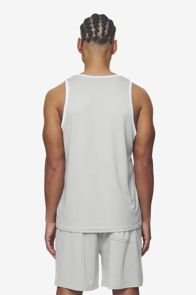 Men Pegador Tees Tulare Mesh Tank Top Pearl Grey Men Pegador Tees Tulare Mesh Tank Top Pearl Grey