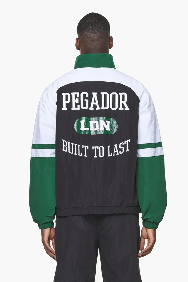 Men Pegador Track Jackets Firb Track Jacket Onyx Black White