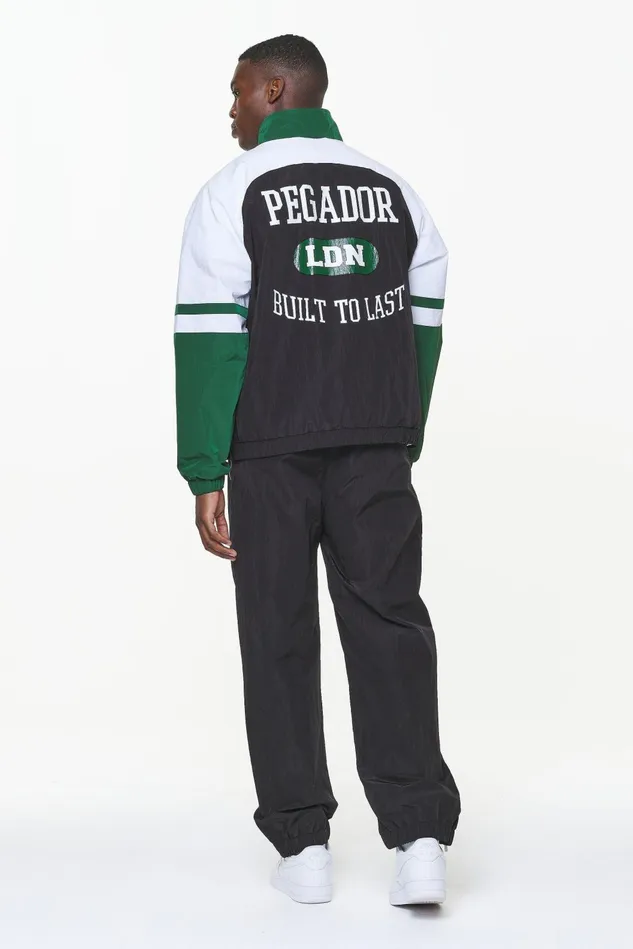 Men Pegador Track Jackets Firb Track Jacket Onyx Black White Men Pegador Track Jackets Firb Track Jacket Onyx Black White