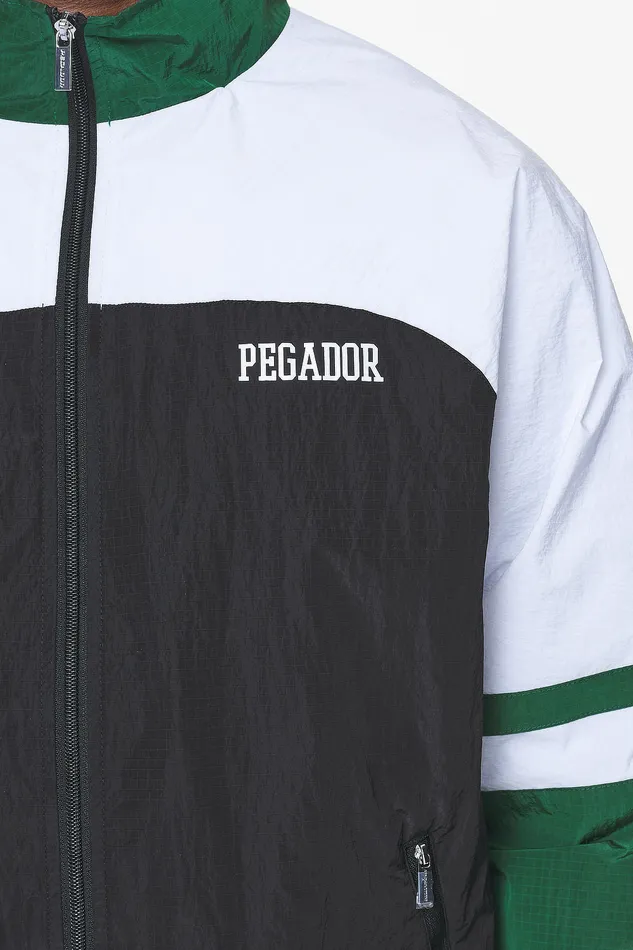 Men Pegador Track Jackets Firb Track Jacket Onyx Black White Men Pegador Track Jackets Firb Track Jacket Onyx Black White