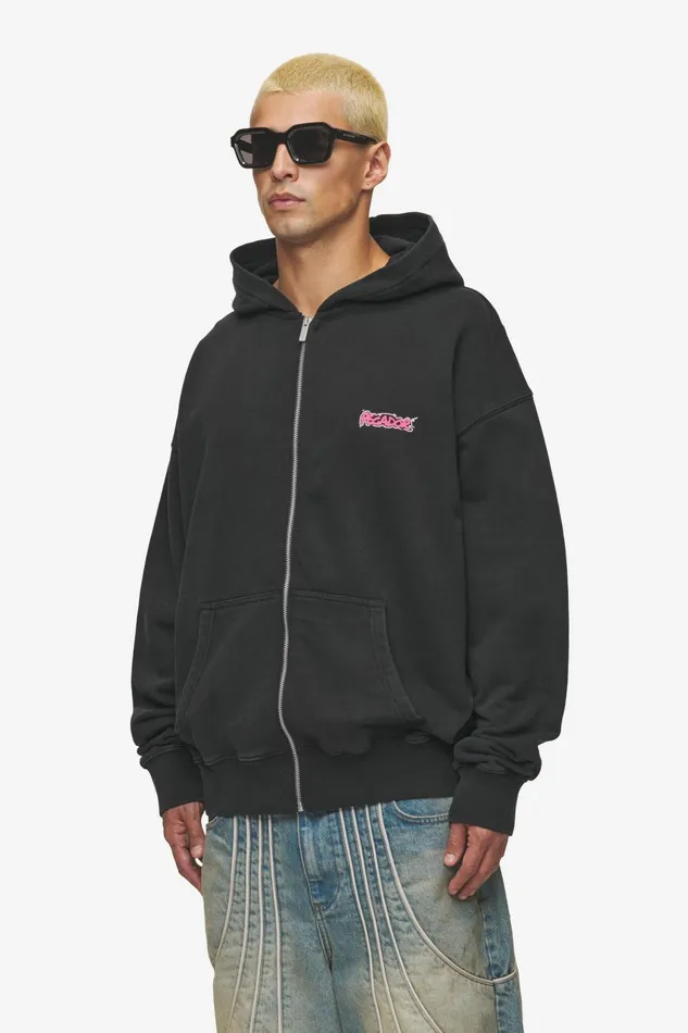 Men Pegador Zip Hoodies Barret Terry Oversized Sweat Jacket Vintage Black Men Pegador Zip Hoodies Barret Terry Oversized Sweat Jacket Vintage Black
