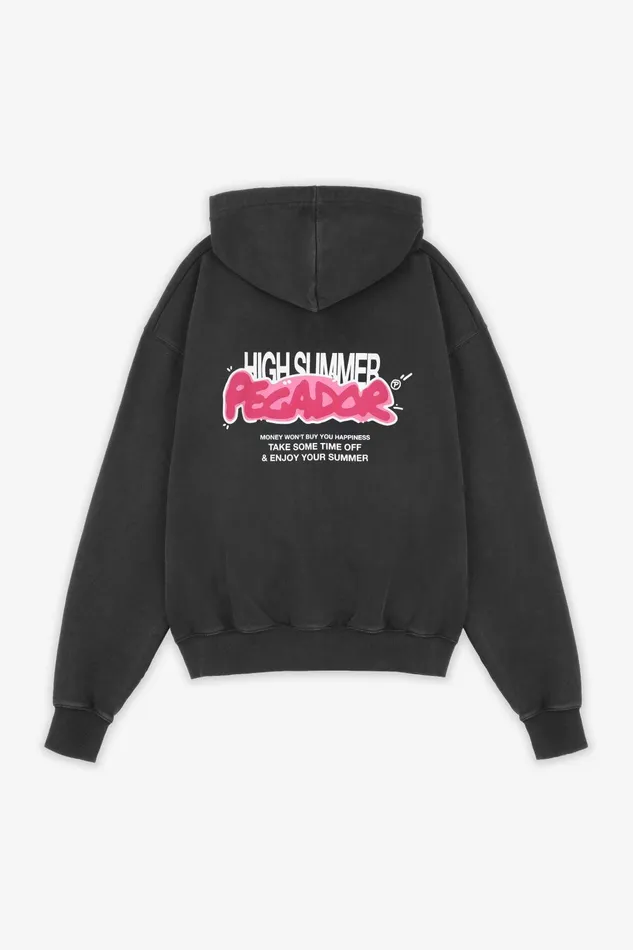 Men Pegador Zip Hoodies Barret Terry Oversized Sweat Jacket Vintage Black Men Pegador Zip Hoodies Barret Terry Oversized Sweat Jacket Vintage Black