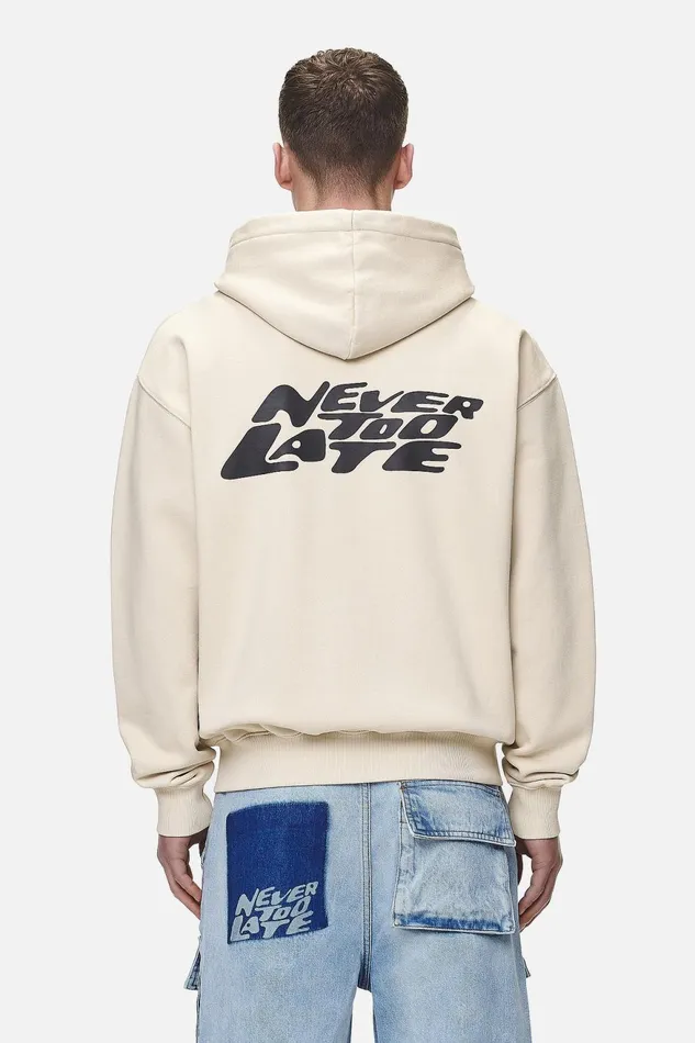Men Pegador Zip Hoodies Narson Oversized Sweat Jacket Washed Desert Sand