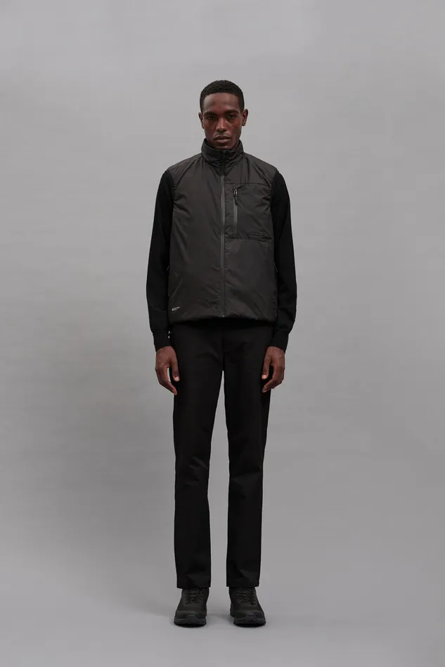 Men Pertex Quantum Midlayer Vest Black Norse Projects Outerwear