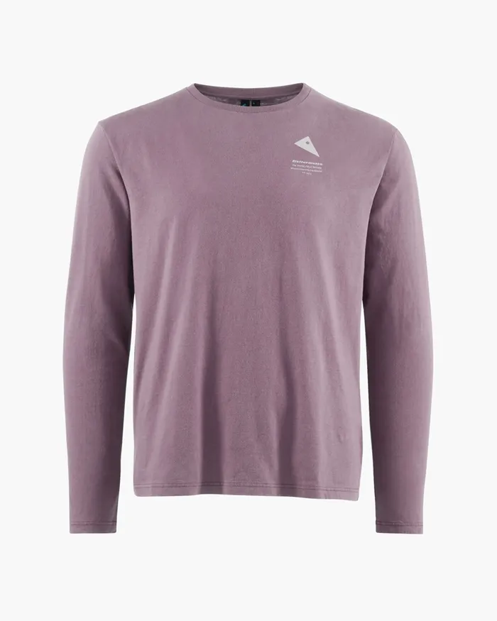 Men Runa Maker Long Sleeve Tee Black Plum Klttermusen TShirts