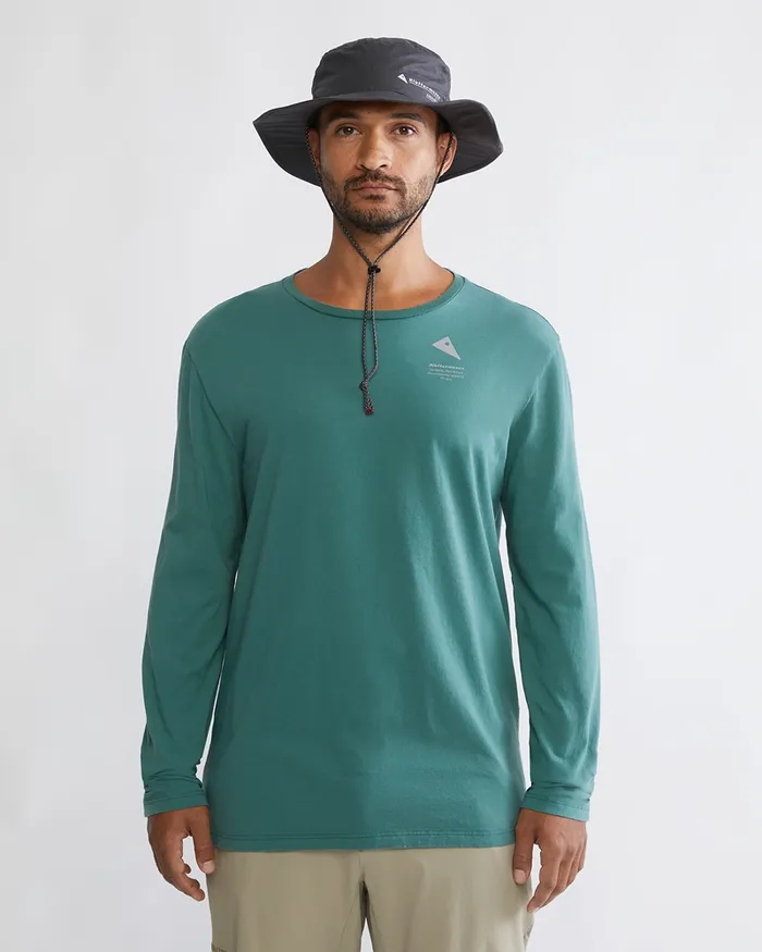 Men Runa Maker Long Sleeve Tee Black Plum Klttermusen TShirts