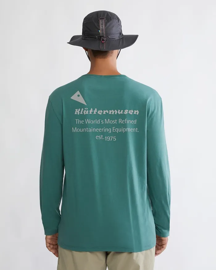 Men Runa Maker Long Sleeve Tee Black Plum Klttermusen TShirts