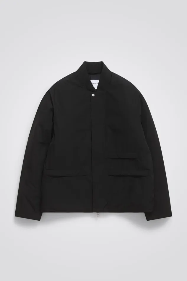 Men Ryan Military Bomber Jacket Black Norse Projects Outerwear