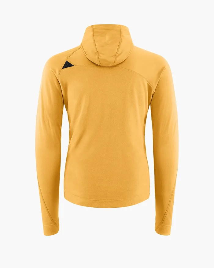 Men Sigyn Hooded Zip Amber Gold Klttermusen Fleeces and Sweaters