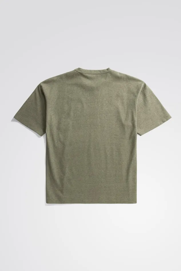 Men Simon Loose Printed TShirt Sediment Green Norse Projects TShirts