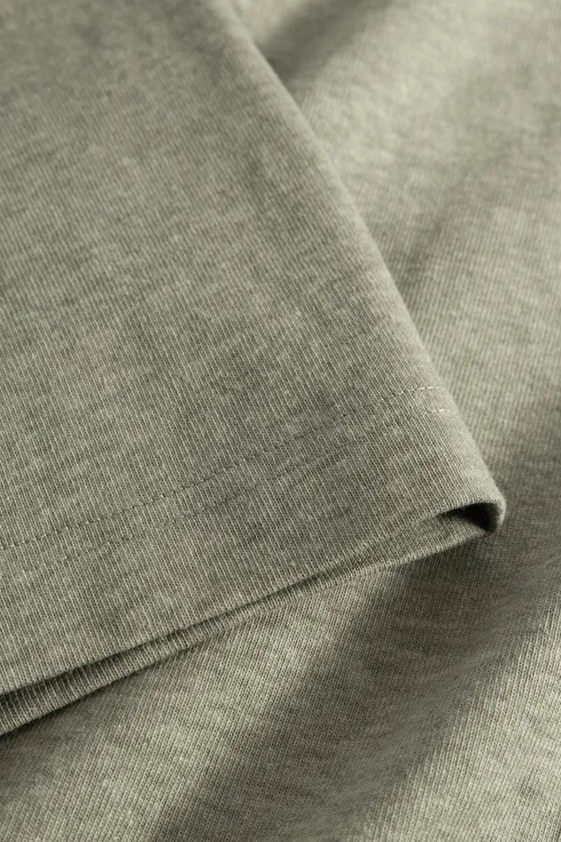 Men Simon Loose Printed TShirt Sediment Green Norse Projects TShirts
