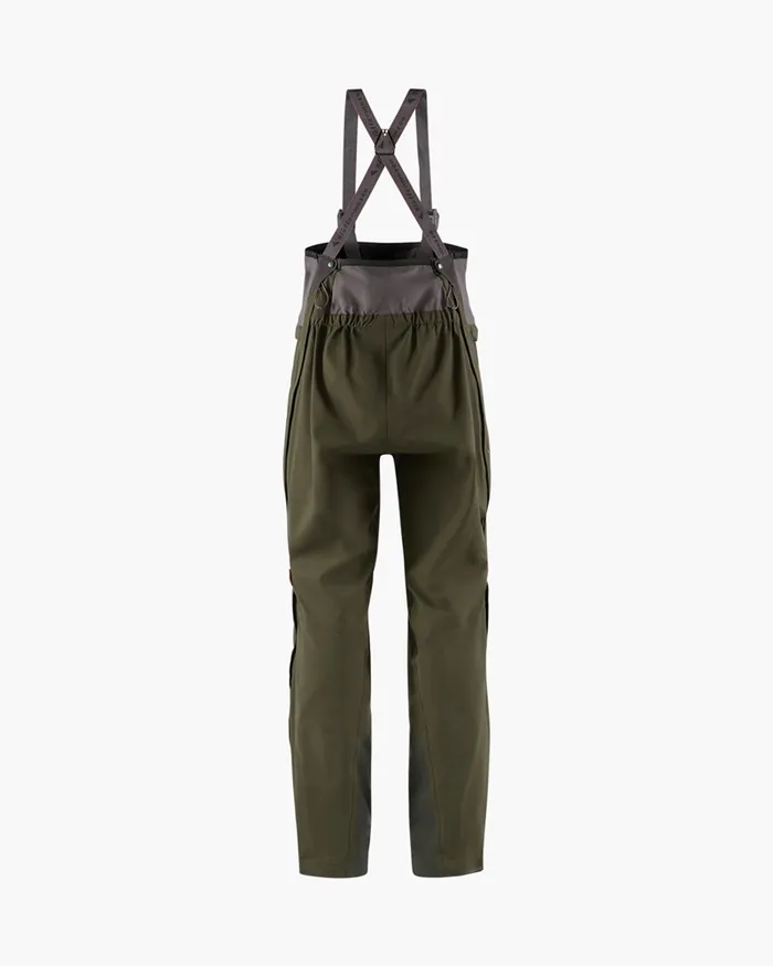 Men Skade 20 Salopette Pants Rosin Green Klttermusen Waterproof Pants