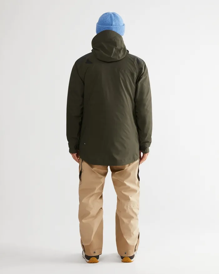 Men Skirner Waterproof Cutan Jacket Rosin Green Klttermusen Waterproof Jackets