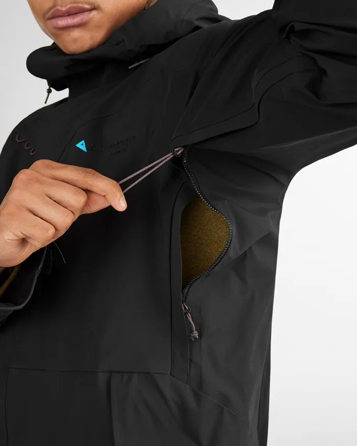 Men Skirner Waterproof Cutan Jacket Rosin Green Klttermusen Waterproof Jackets