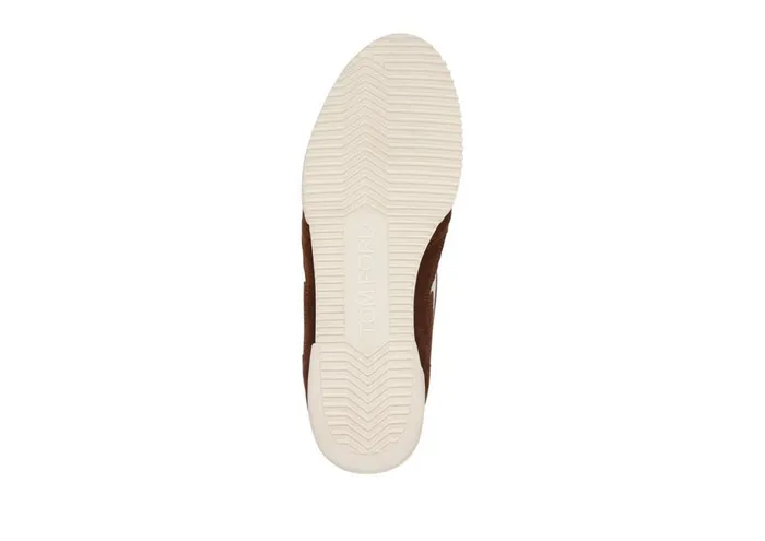 Men Sneakers Tom Ford Suede Jackson Sneaker Hazel Men Sneakers Tom Ford Suede Jackson Sneaker Hazel