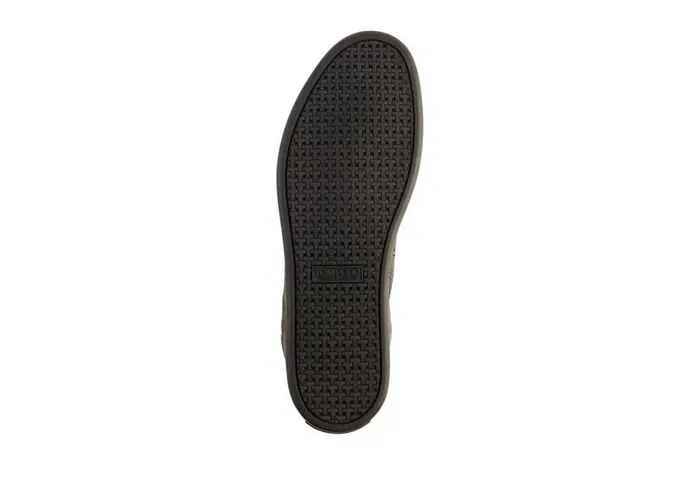 Men Sneakers Tom Ford Warwick Grained Leather Sneaker Black
