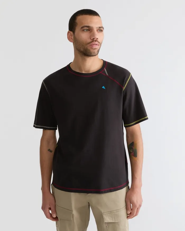 Men Torre Short Sleeve Tee Pitch Black Klttermusen TShirts