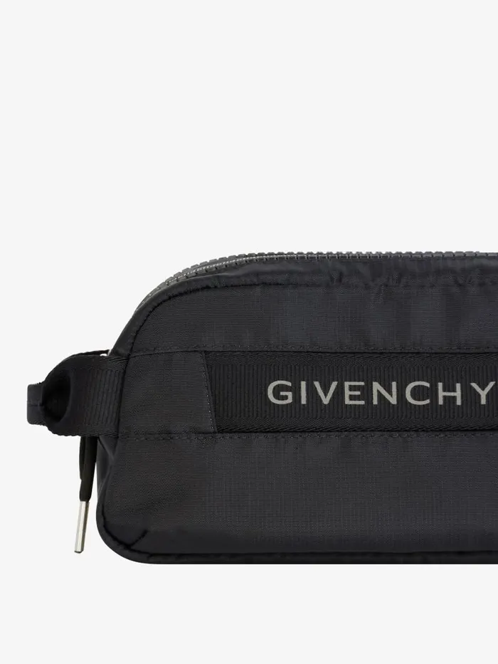 Men Wallets and Card Holders Givenchy GTrek Toilet Pouch In Nylon Black Men Wallets and Card Holders Givenchy GTrek Toilet Pouch In Nylon Black