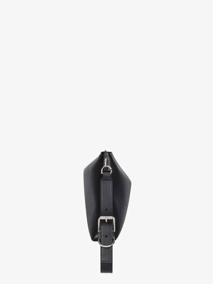 Men Wallets and Card Holders Givenchy Voyou Pouch In Grained Leather Black