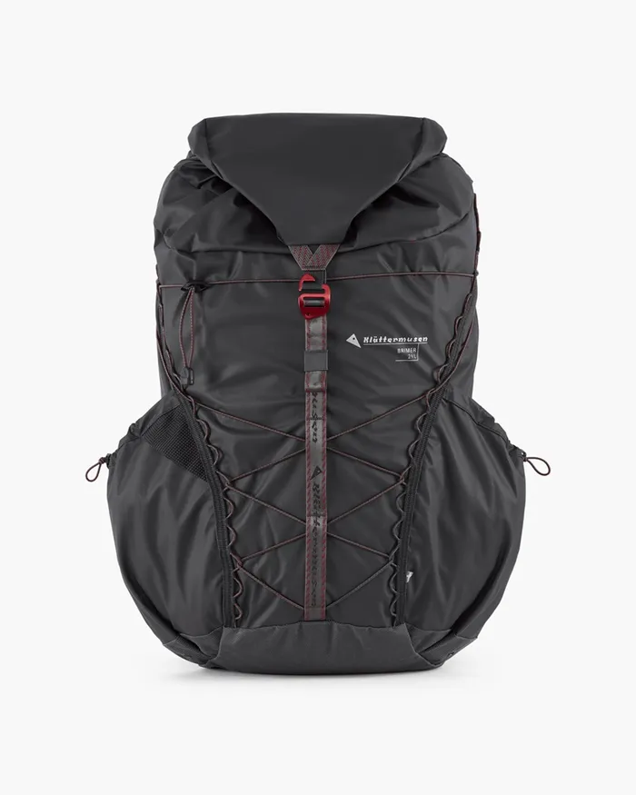 MenWomen Brimer 24L Lightweight Trekking Backpack Raven Klttermusen Lightweight Backpacks