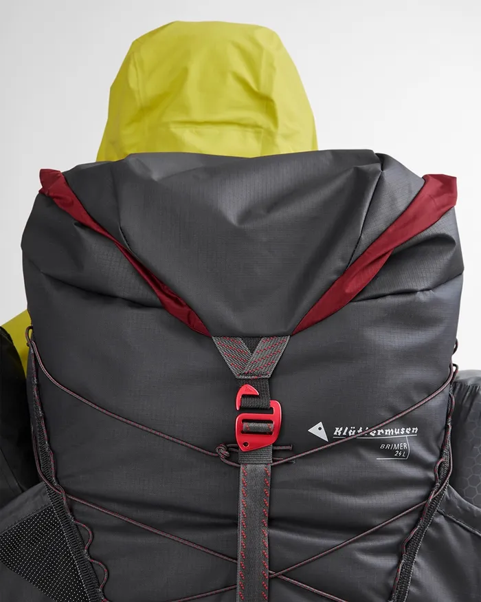 MenWomen Brimer 24L Lightweight Trekking Backpack Raven Klttermusen Lightweight Backpacks