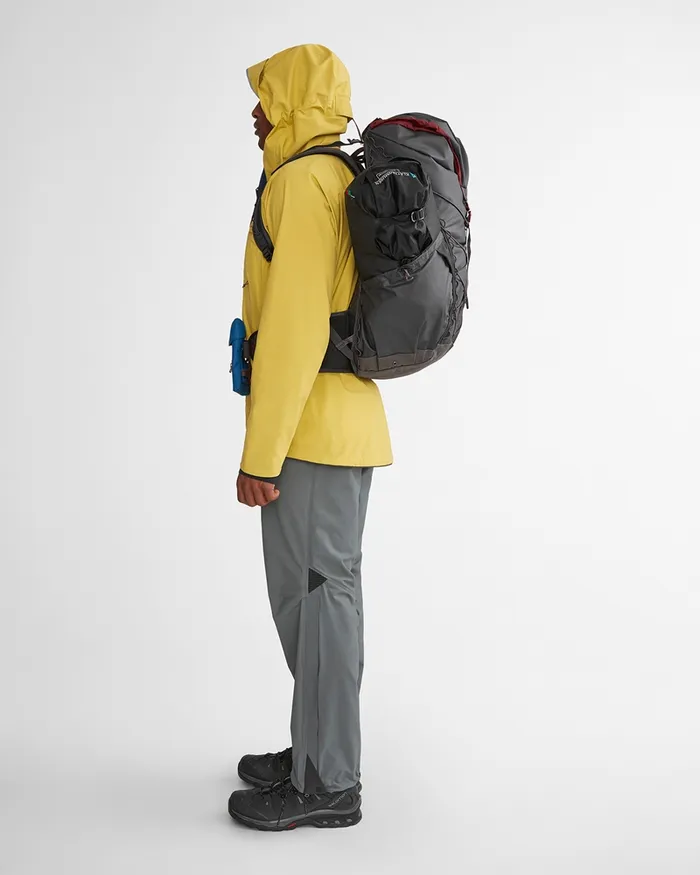 MenWomen Brimer 24L Lightweight Trekking Backpack Raven Klttermusen Lightweight Backpacks