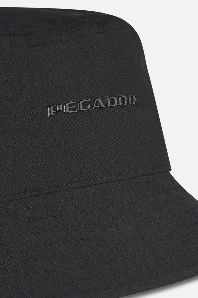 MenWomen Pegador Caps and Hats Logo Crushed Nylon Bucket Hat Black MenWomen Pegador Caps and Hats Logo Crushed Nylon Bucket Hat Black