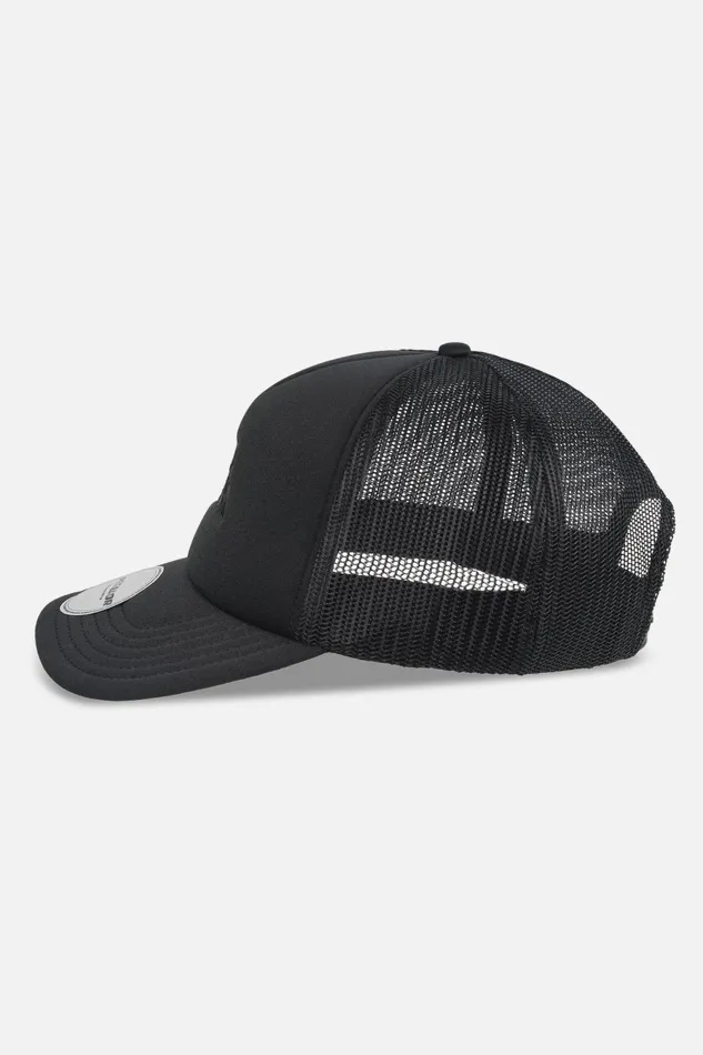 MenWomen Pegador Caps and Hats Narson Trucker Cap Black Cool Grey MenWomen Pegador Caps and Hats Narson Trucker Cap Black Cool Grey
