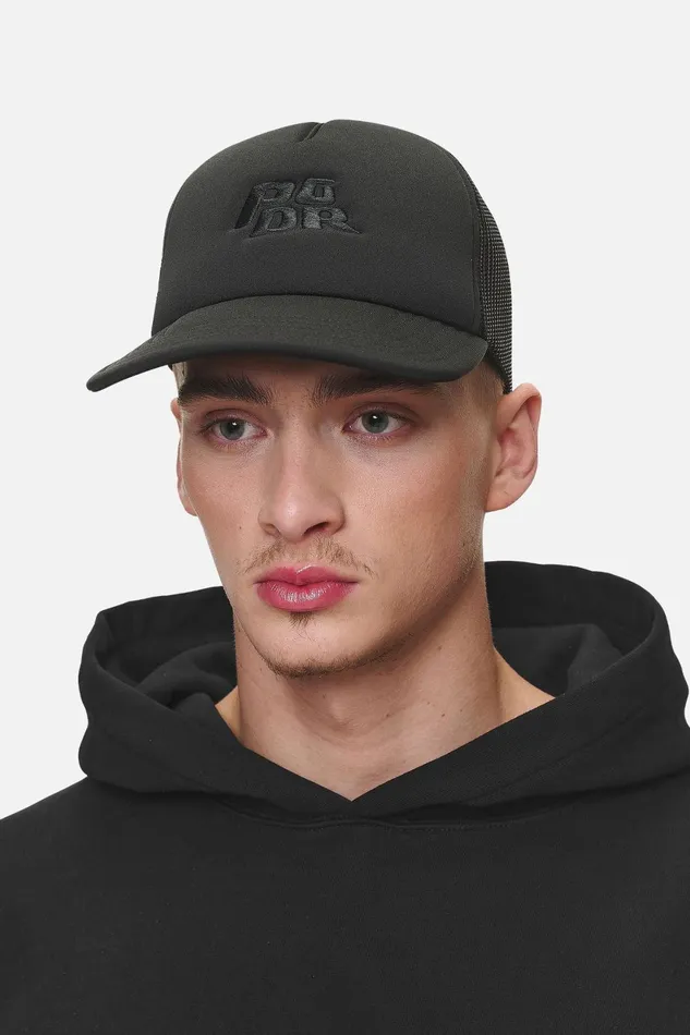 MenWomen Pegador Caps and Hats Narson Trucker Cap Black Cool Grey MenWomen Pegador Caps and Hats Narson Trucker Cap Black Cool Grey