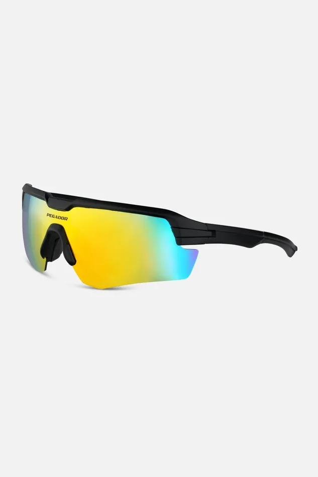 MenWomen Pegador Sunglasses Logo Sport Sunglasses Black MenWomen Pegador Sunglasses Logo Sport Sunglasses Black