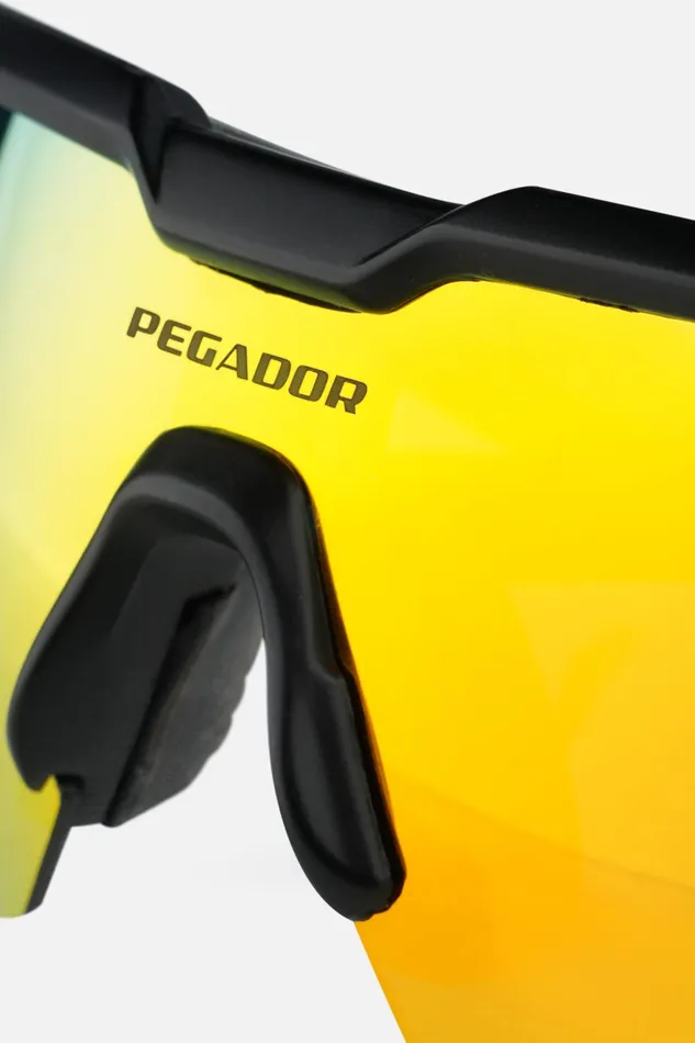 MenWomen Pegador Sunglasses Logo Sport Sunglasses Black MenWomen Pegador Sunglasses Logo Sport Sunglasses Black