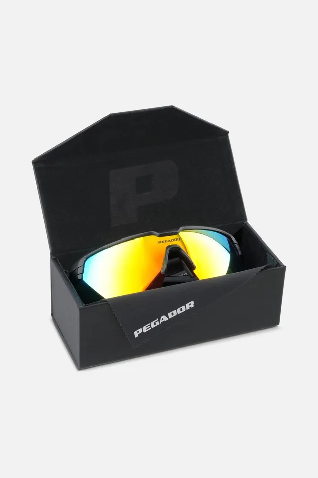 MenWomen Pegador Sunglasses Logo Sport Sunglasses Black MenWomen Pegador Sunglasses Logo Sport Sunglasses Black