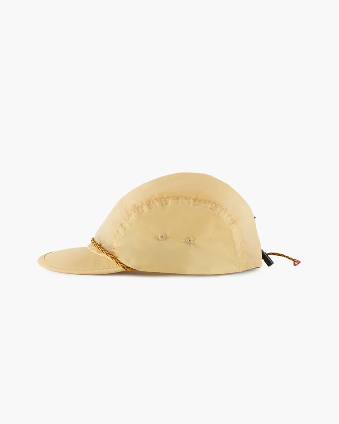 MenWomen Runa Lightweight Five Panel Cap Chaya Sand Klttermusen Hats and Caps