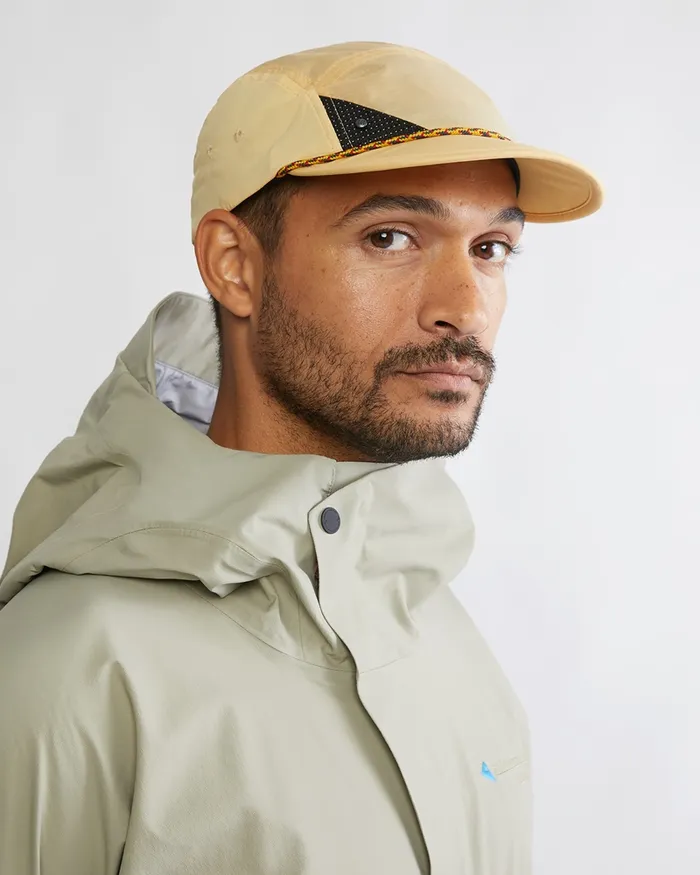 MenWomen Runa Lightweight Five Panel Cap Chaya Sand Klttermusen Hats and Caps
