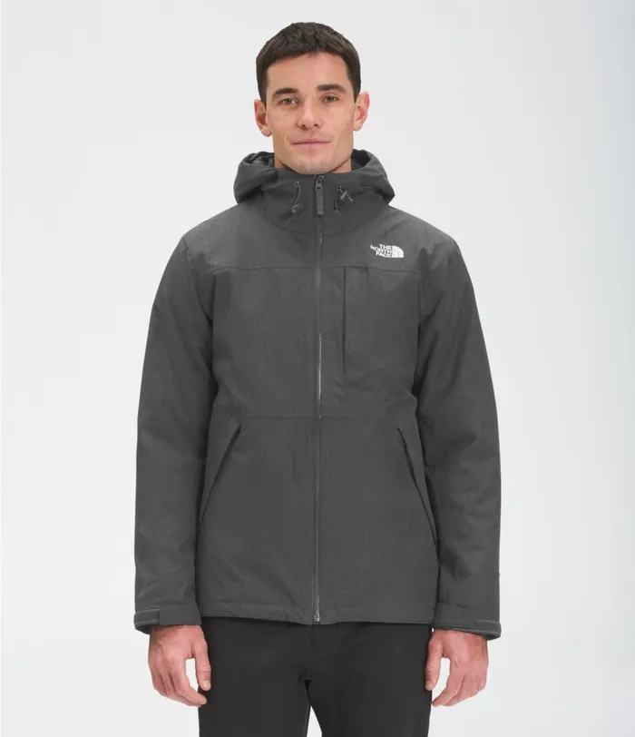 Mens The North Face Insulated and Down Jackets Tour Triclimate Jacket Tnf Dark Grey Heather
