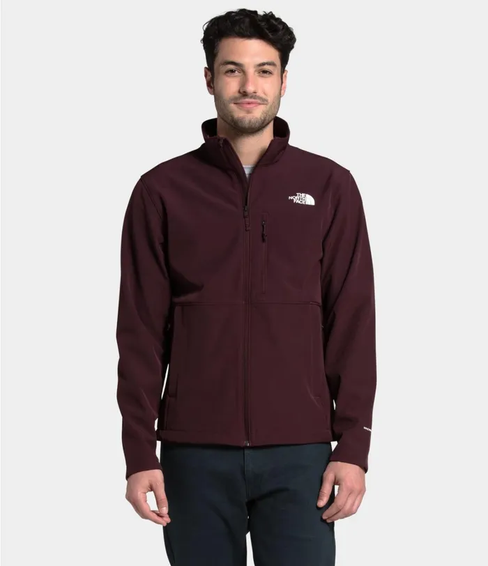 Mens The North Face Softshell Apex Bionic Jacket Root Brown
