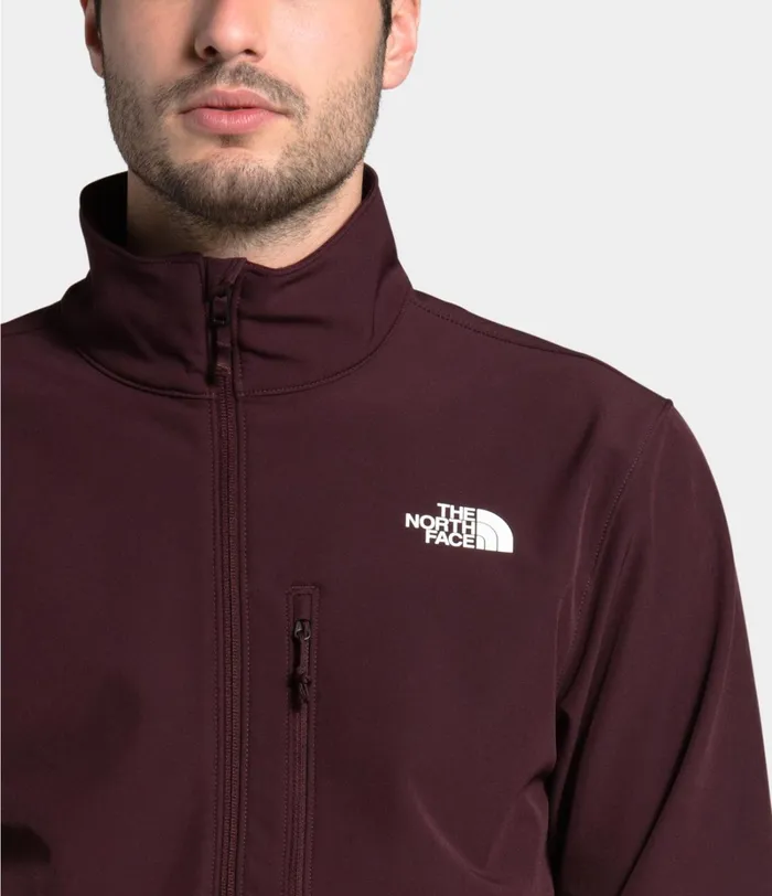 Mens The North Face Softshell Apex Bionic Jacket Root Brown