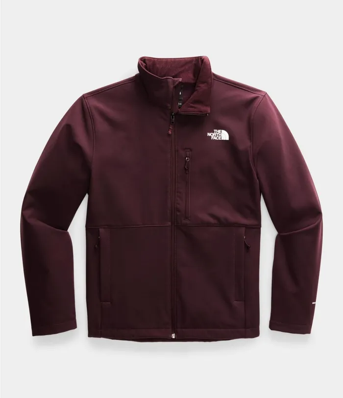 Mens The North Face Softshell Apex Bionic Jacket Root Brown