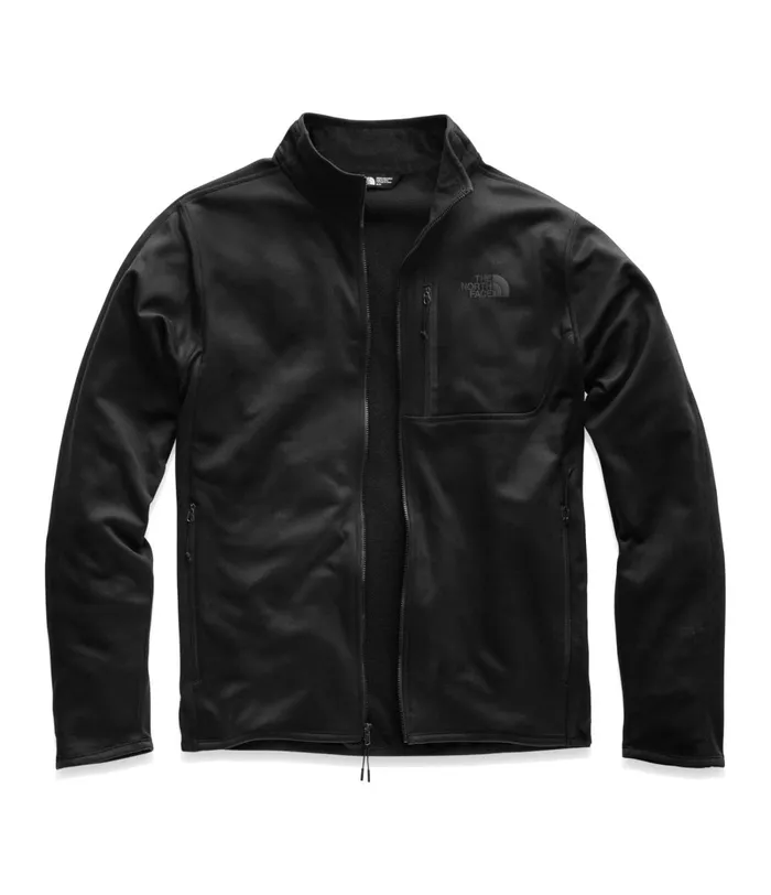 Mens The North Face Softshell Canyonlands Full Zip Tnf Black