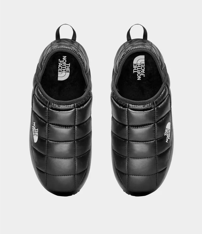 Mens The North Face Winter Boots Thermoball Eco Traction Mule V Tnf Blacktnf White