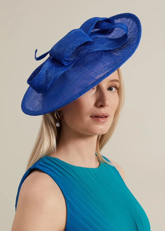 Midi Double Twist Disc Fascinator Cobalt Women Phase Eight Fascinators and Hats
