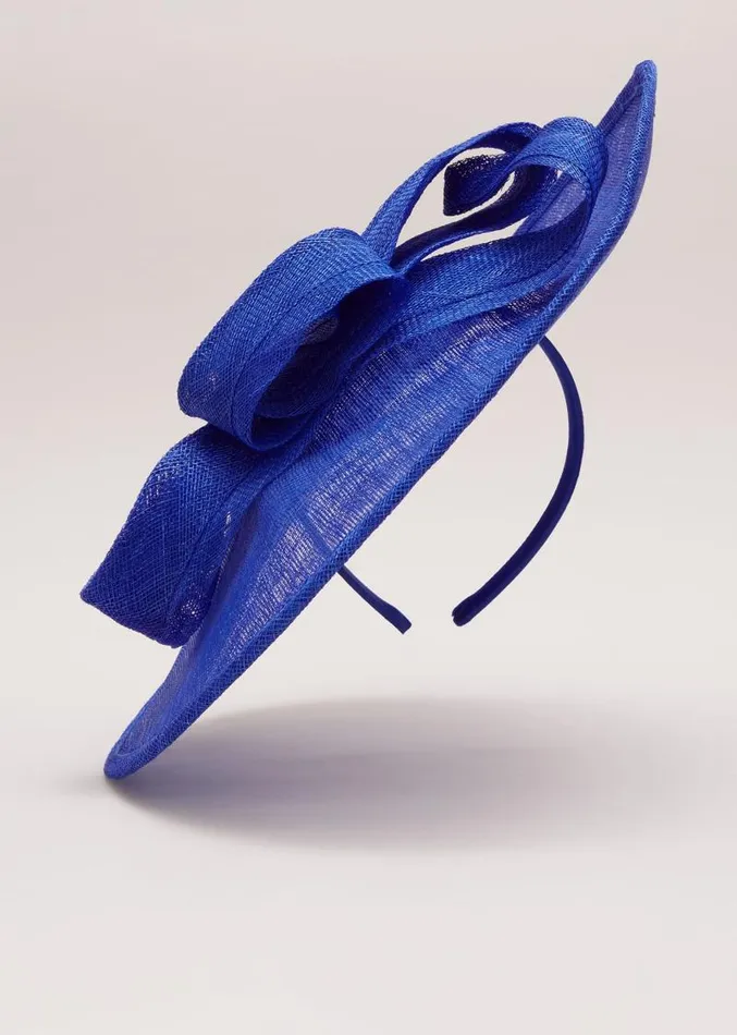 Midi Double Twist Disc Fascinator Cobalt Women Phase Eight Fascinators and Hats