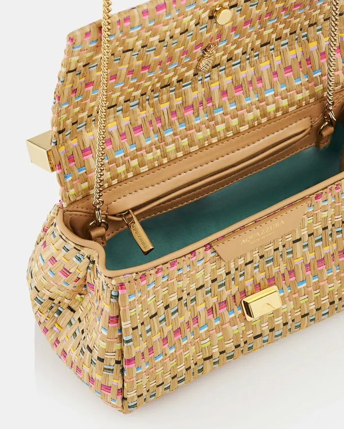 Mini Twist Clutch Beige Women Aquazzura Mini Bags Mini Twist Clutch Beige Women Aquazzura Mini Bags