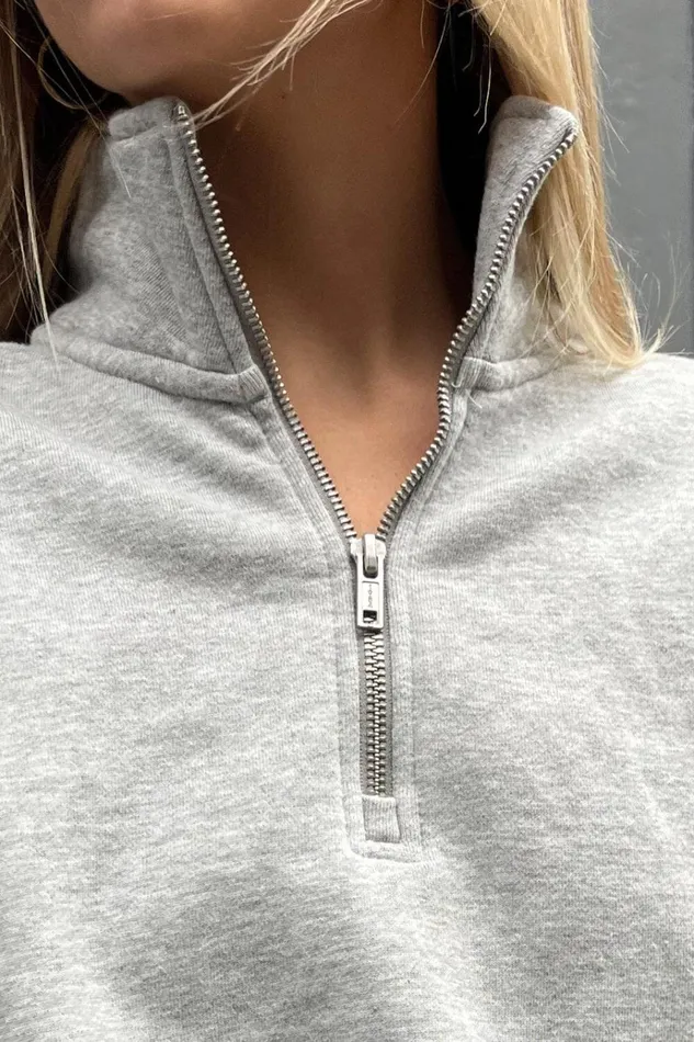 Missy Sweatshirt Heather Grey Women Brandy Melville Sweatpants and Sweatshirts Missy Sweatshirt Heather Grey Women Brandy Melville Sweatpants and Sweatshirts