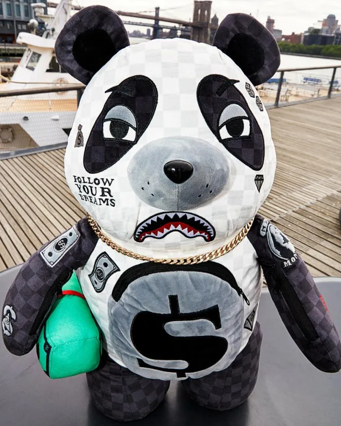 MONEYBEAR TEDDYBEAR BACKPACK PANDA PANDA PANDA Bags SPRAYGROUND