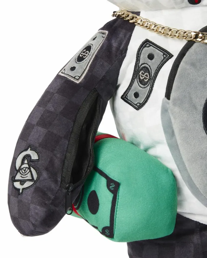 MONEYBEAR TEDDYBEAR BACKPACK PANDA PANDA PANDA Bags SPRAYGROUND
