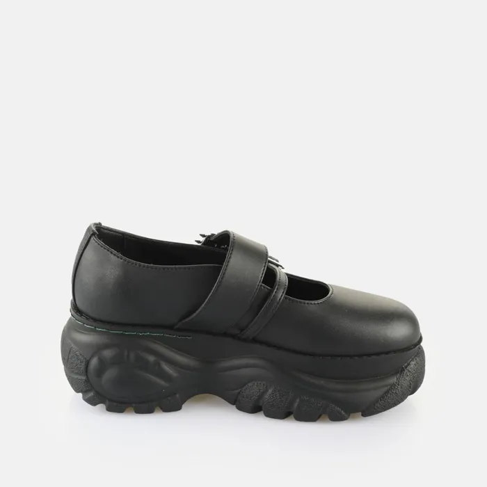 Morph08M990 8211 Vegan Corn Based Nappa 8211 Black Schwarzsilber Buffalo Ballet Flats Morph08M990 8211 Vegan Corn Based Nappa 8211 Black Schwarzsilber Buffalo Ballet Flats