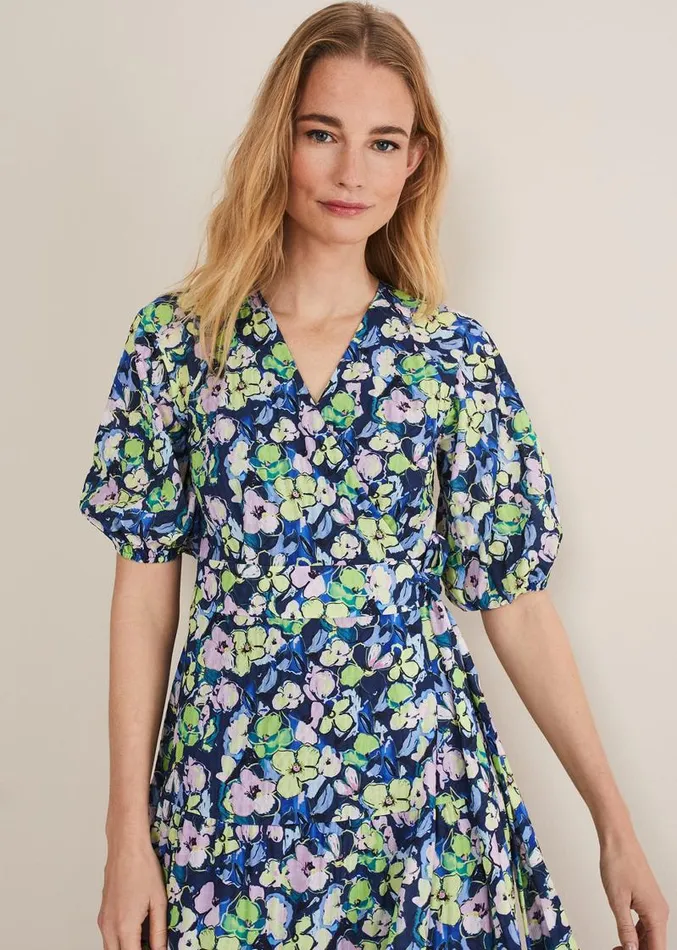 Morven Floral Maxi Dress Navymulti Women Phase Eight Dresses