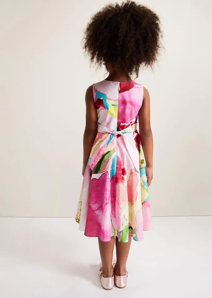 Nala Print Dress Multicoloured Women Phase Eight Dresses