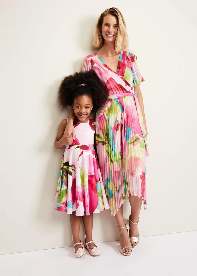 Nala Print Dress Multicoloured Women Phase Eight Dresses